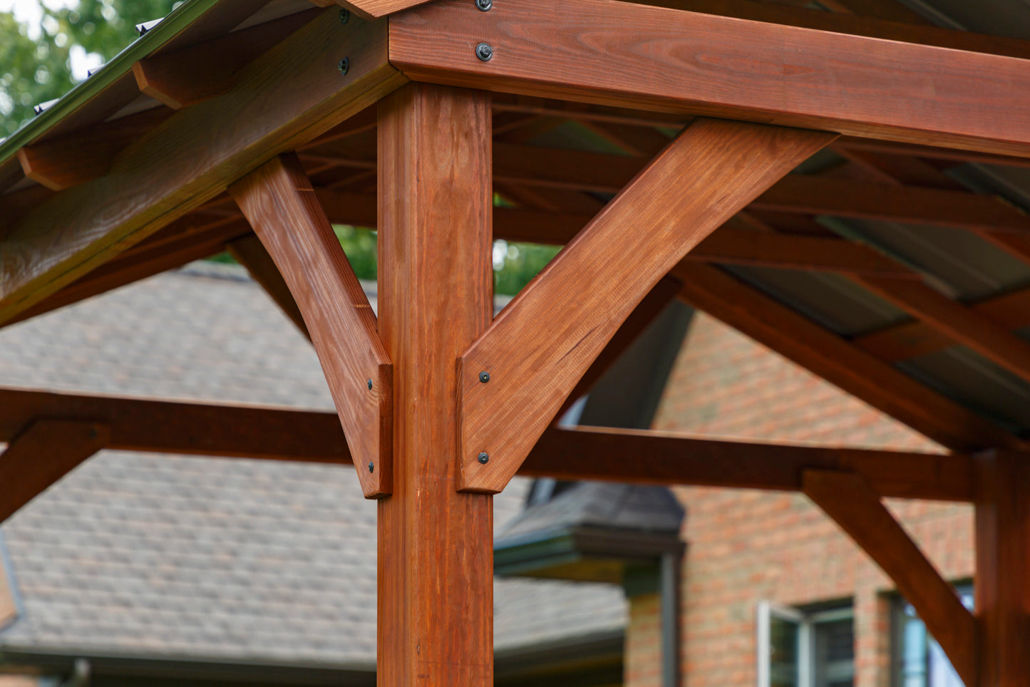 12x12 Westmont Wood Pavilion (Canyon Brown)