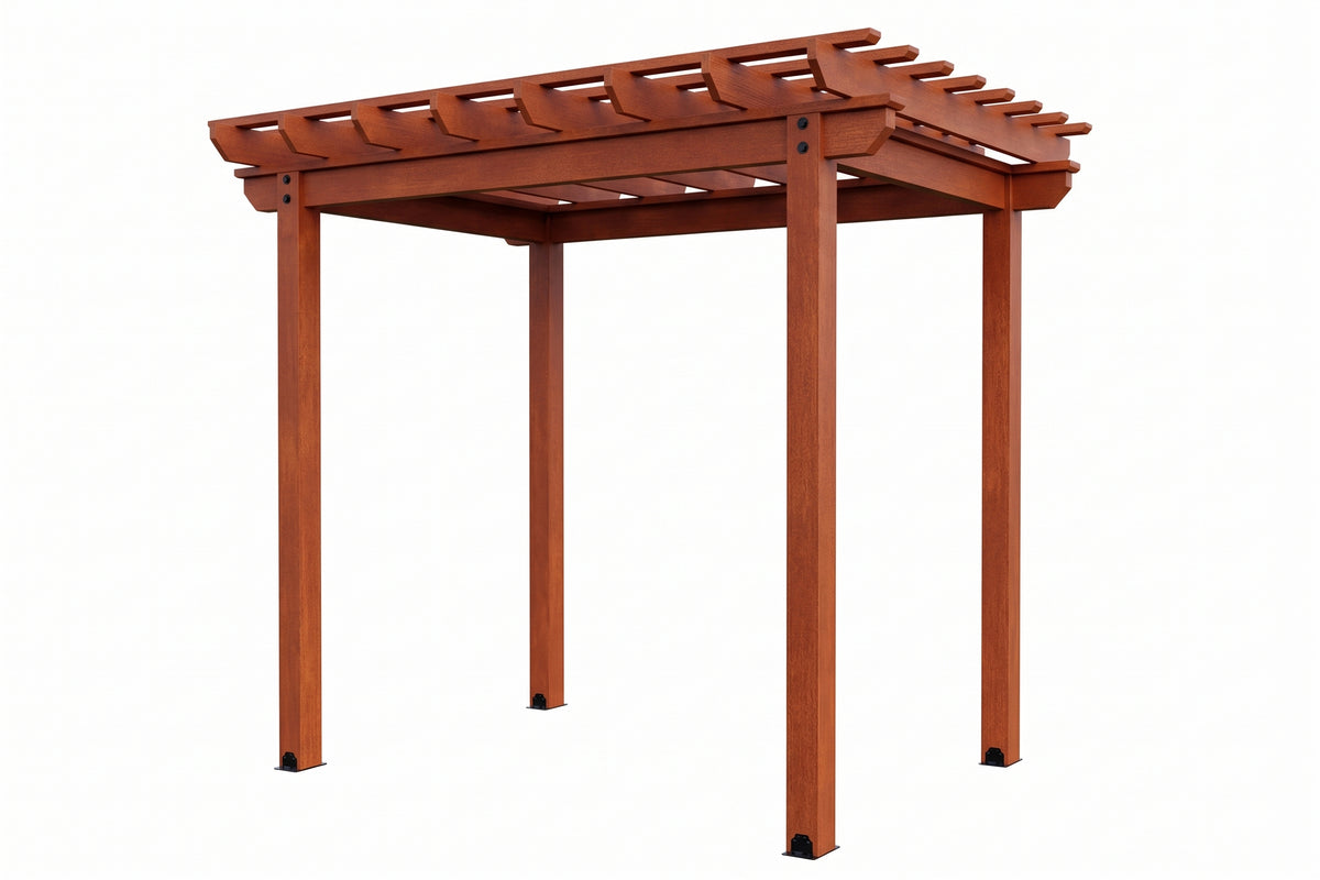 8x10 Cedar Pergola Kit