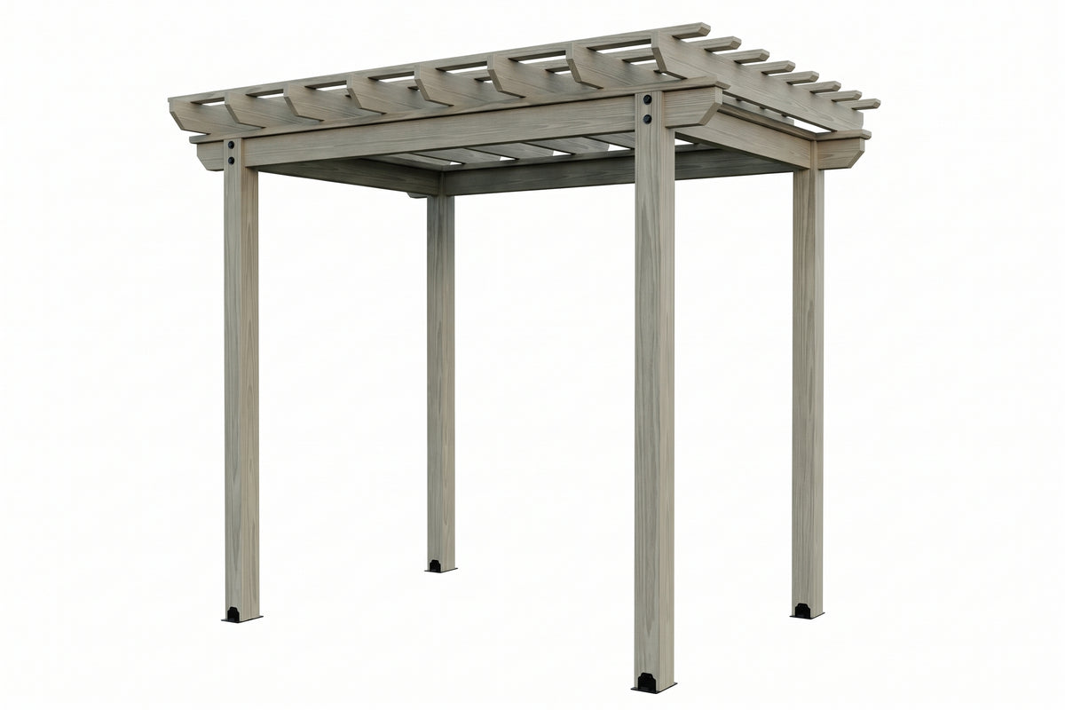 8x10 Cedar Pergola Kit