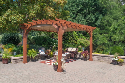 10x12 Wood Pergola Kit (Canyon Brown)