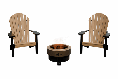 Poly Chair And Fire Pit Combo