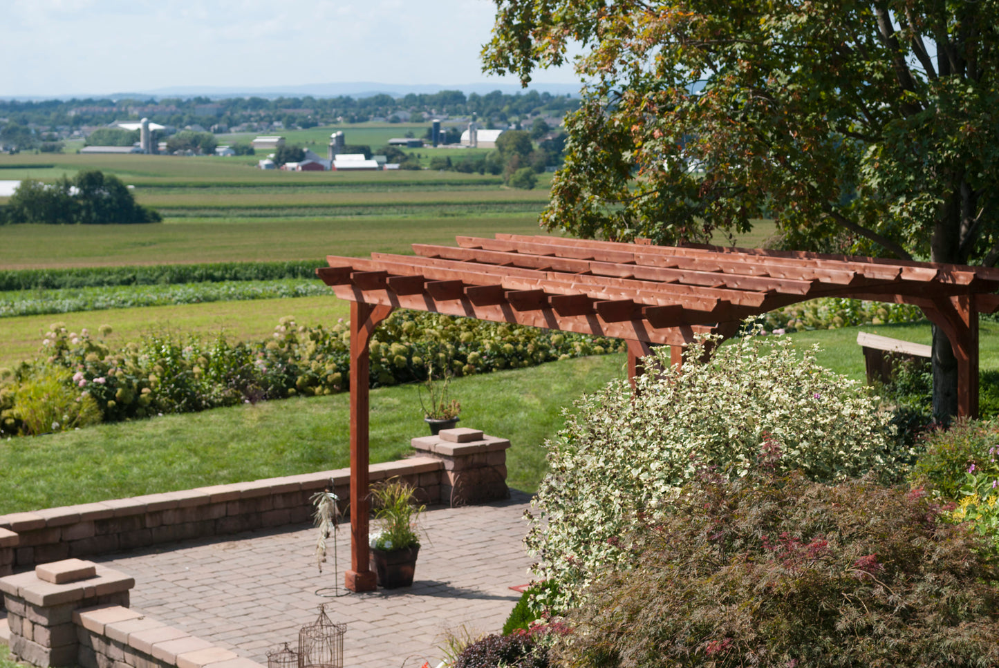 10x12 Wood Pergola Kit (Canyon Brown)