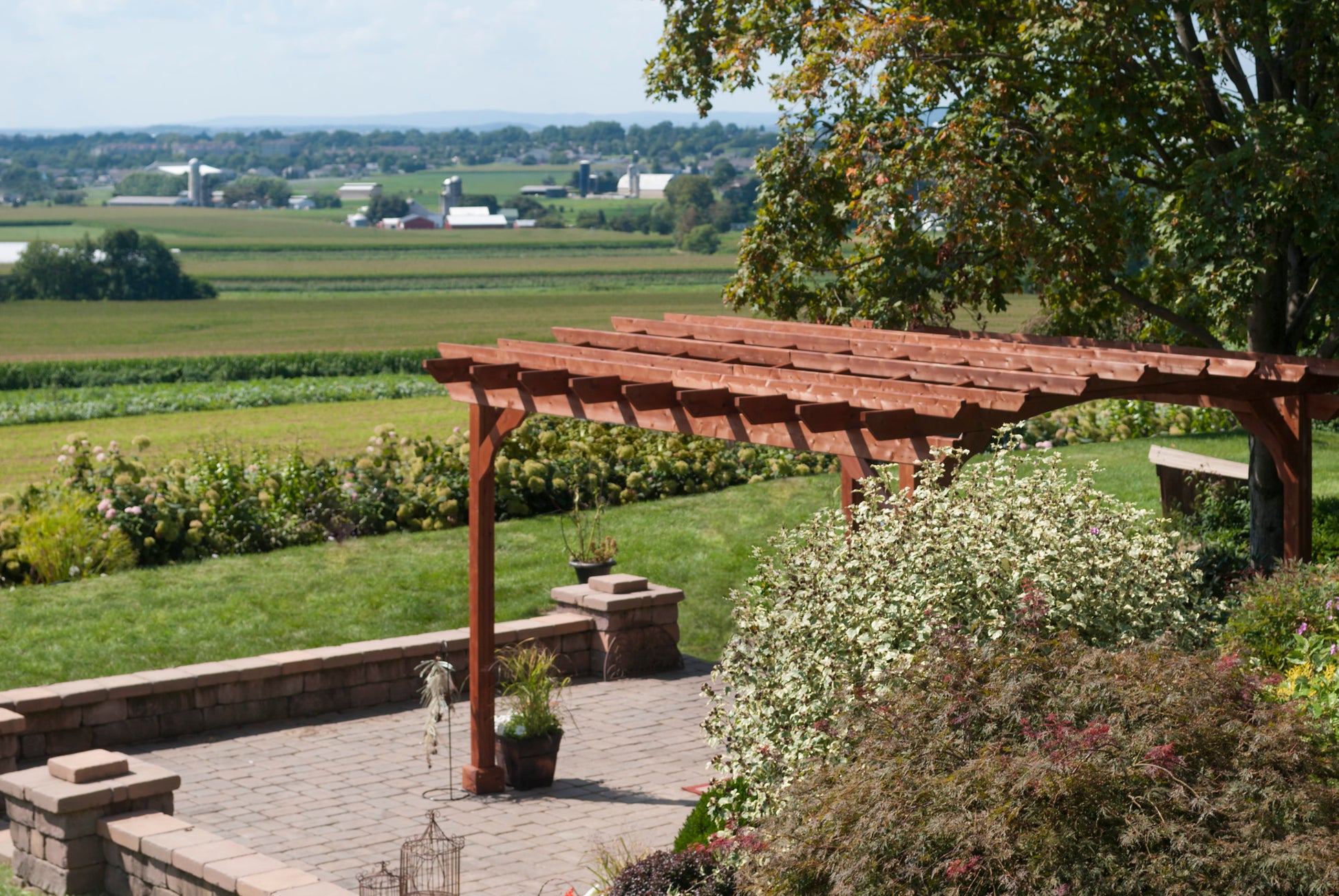 10x12 Wood Pergola Kit (Canyon Brown)