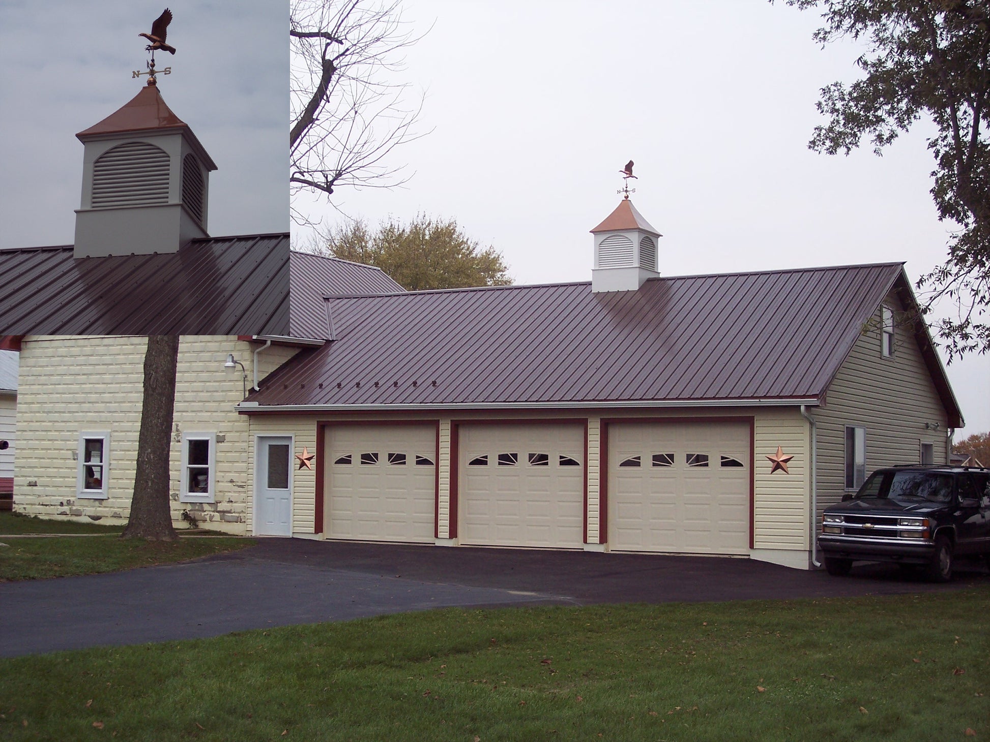 Dalton Vinyl Cupola with Copper Roof