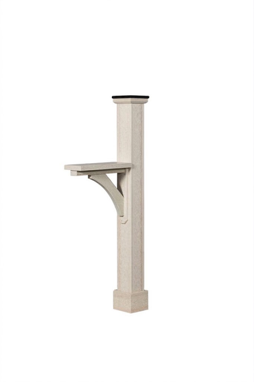 Santé Fe Poly-Woodgrain Mailbox Post