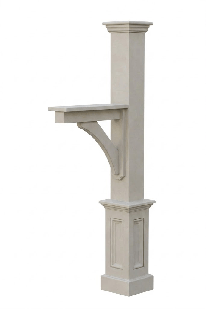 Madison Mailbox Post