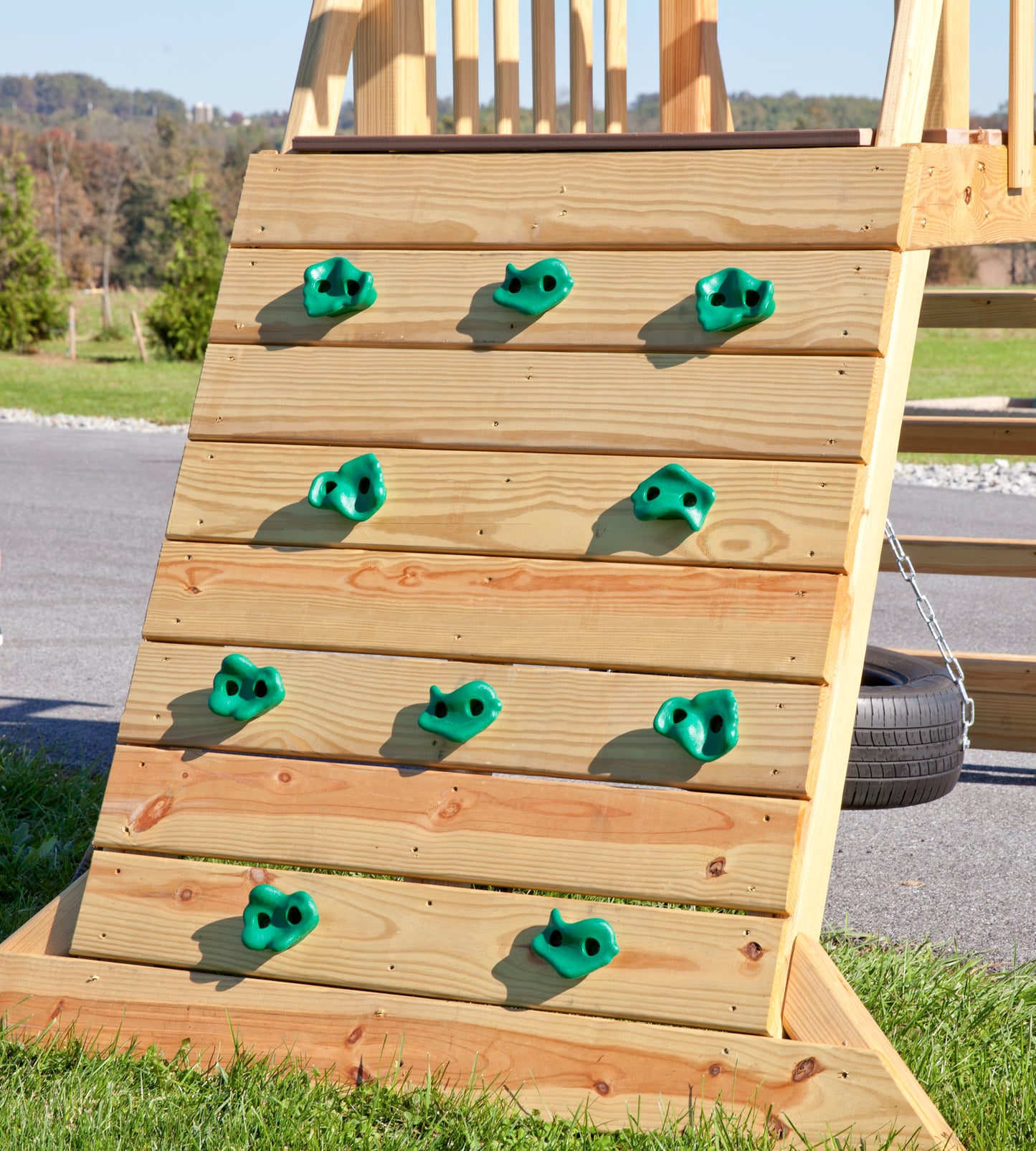 Backyard Cliff Climb Playset
