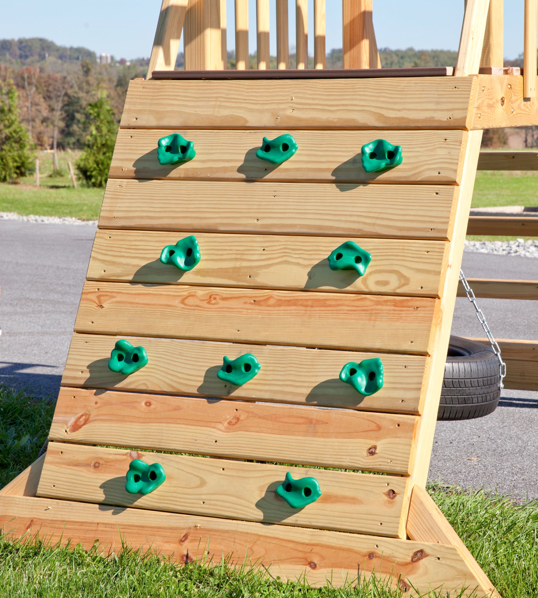 Backyard Cliff Climb Playset