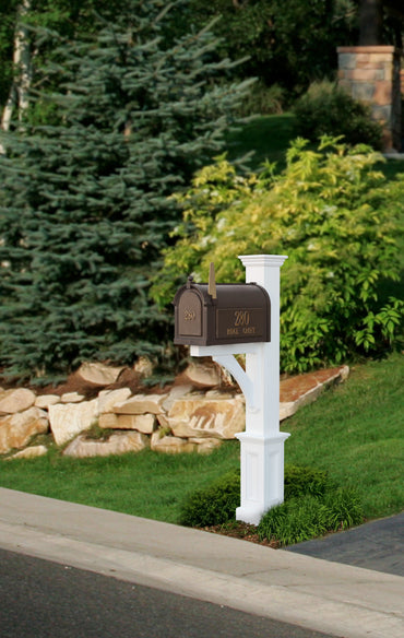 Whitehall Aluminum Mailbox (Bronze)
