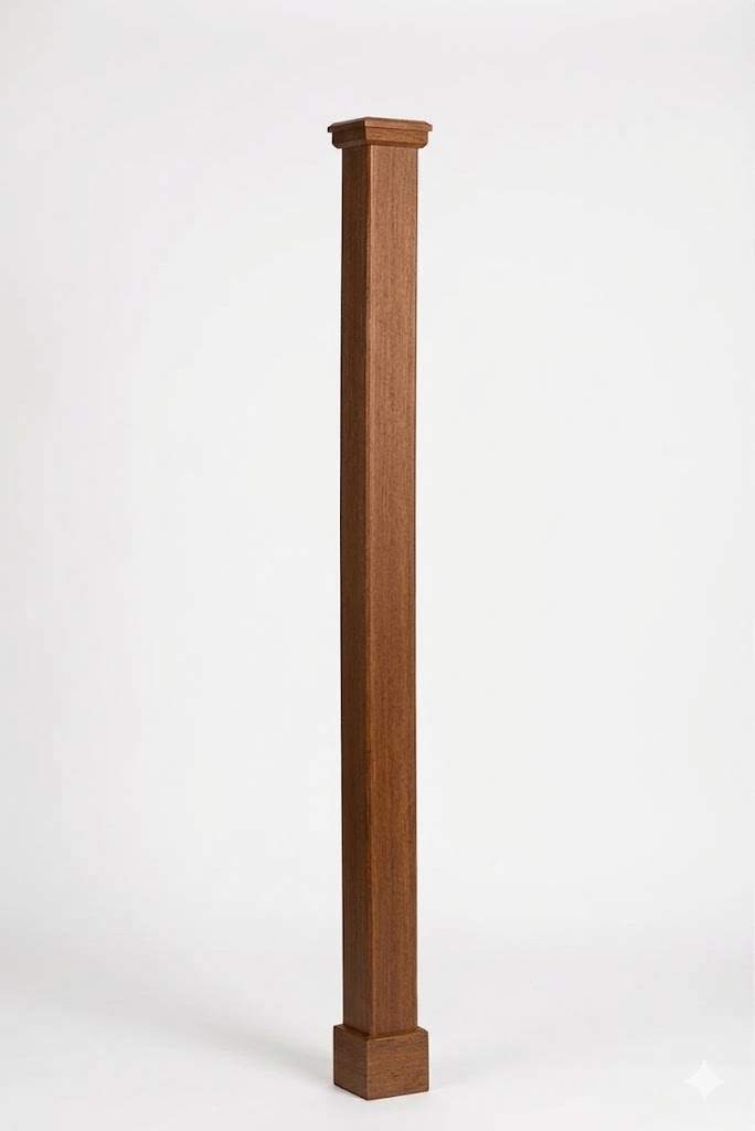 Springfield Poly-Woodgrain Lantern Post
