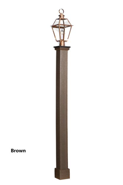 Springfield Poly-Woodgrain Lantern Post