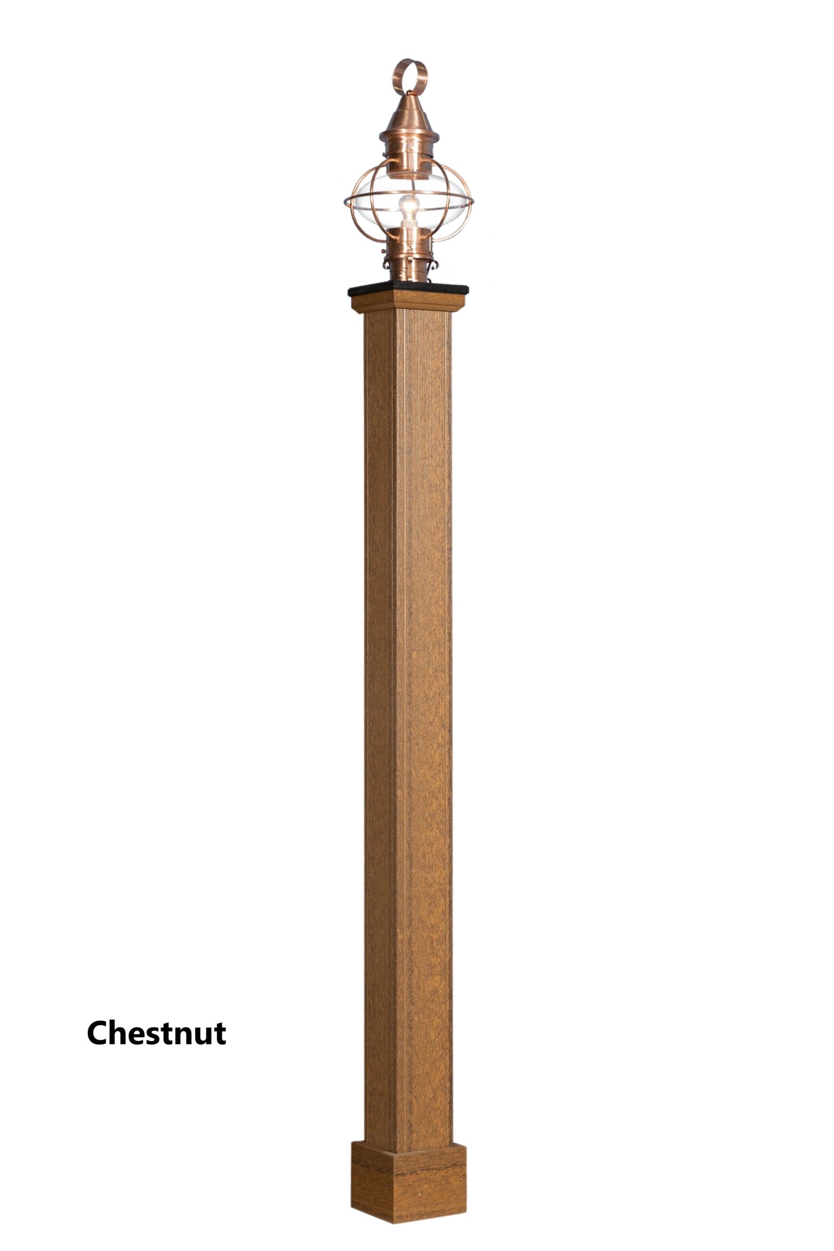 Springfield Poly-Woodgrain Lantern Post