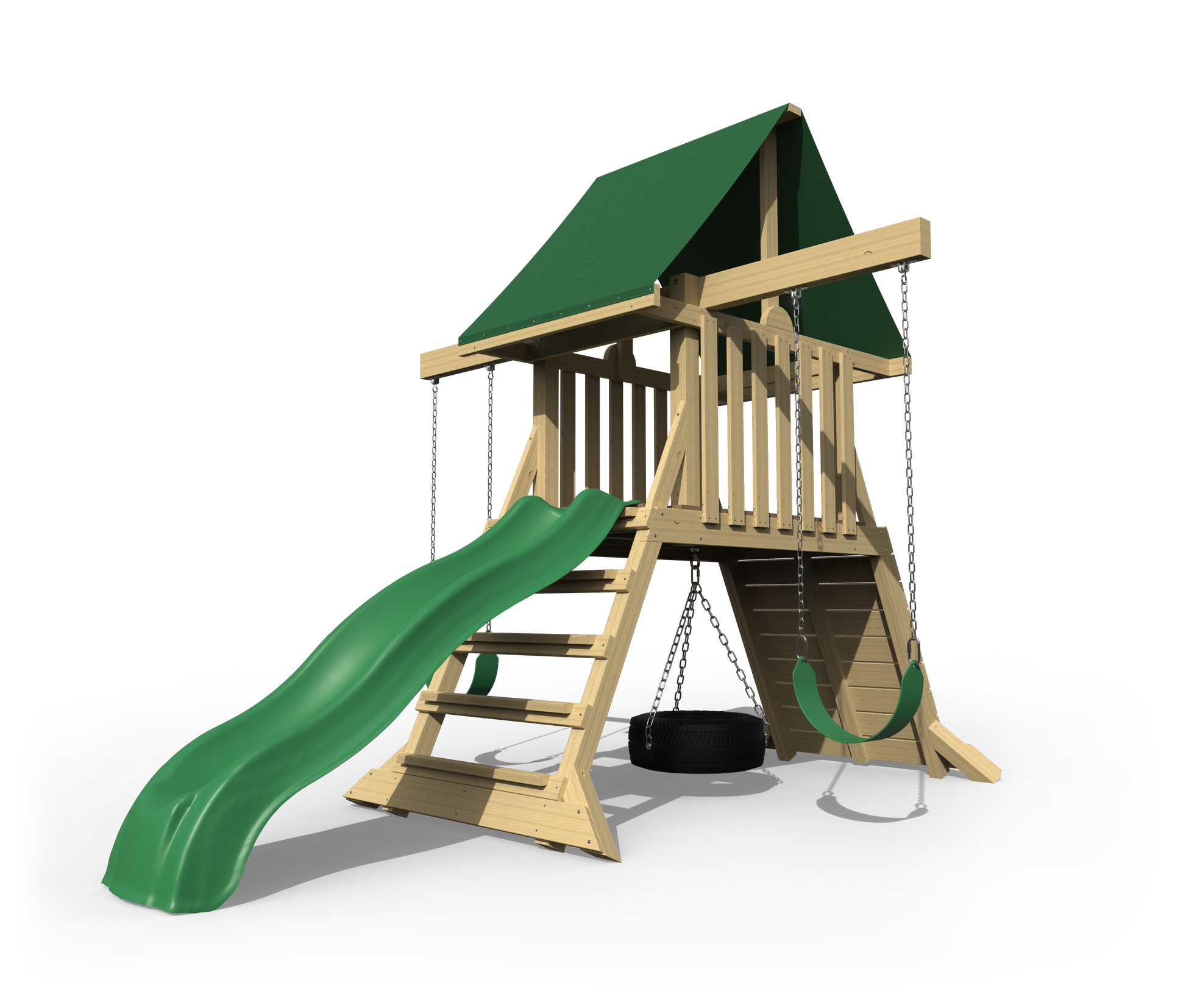 Backyard Cliff Climb Playset
