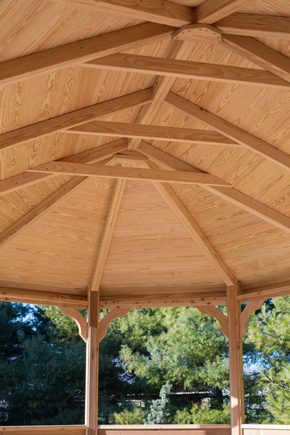 12x18 Wood Oval Gazebo Kit