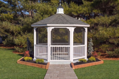 12' Vinyl Octagon Gazebo Kit