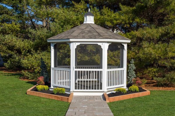 12' Vinyl Octagon Gazebo Kit