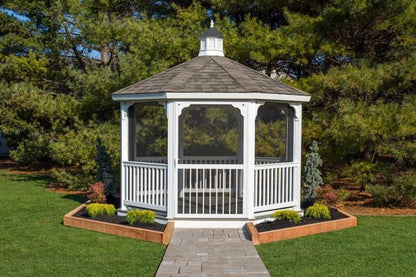12' Vinyl Octagon Gazebo Kit