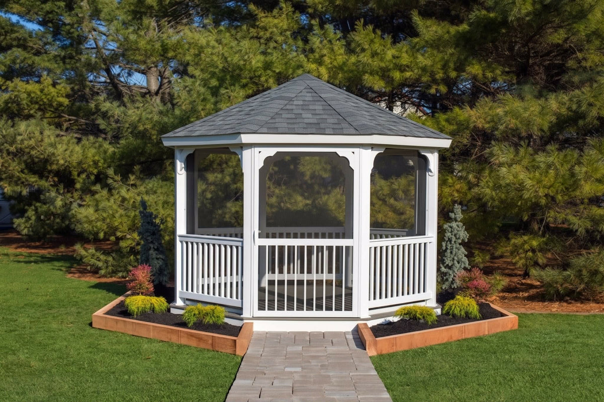12' Vinyl Octagon Gazebo Kit