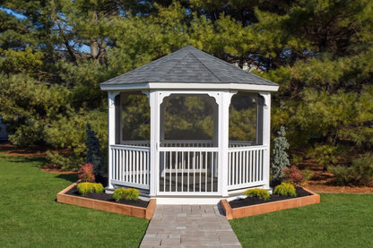 12' Vinyl Octagon Gazebo Kit