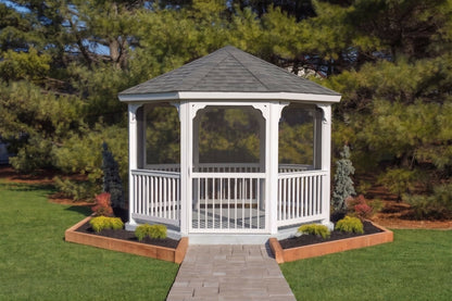 12' Vinyl Octagon Gazebo Kit