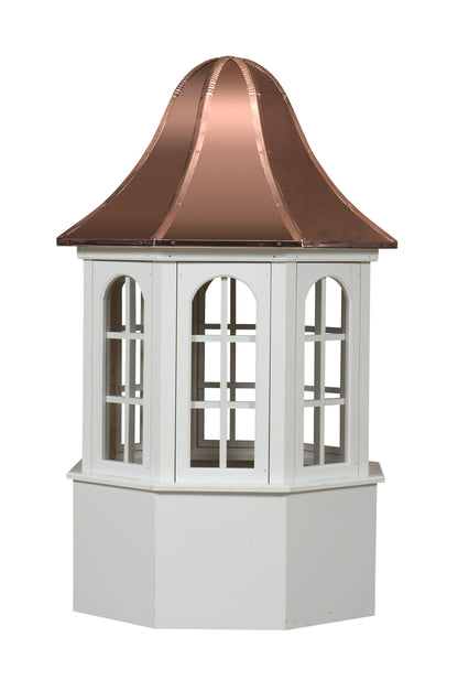 Villa Vinyl Cupola with Copper Roof