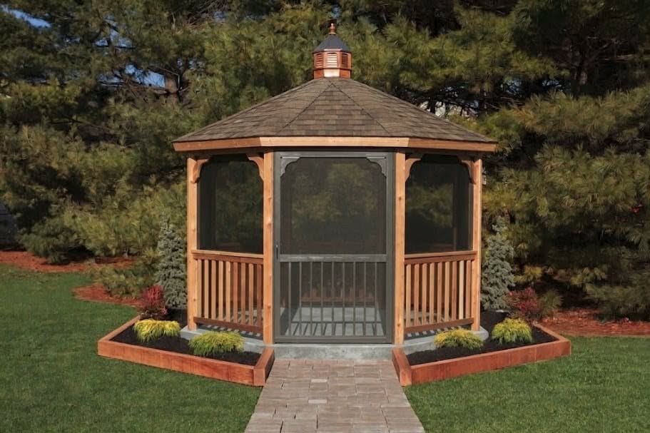12' Wood Octagon Gazebo Kit