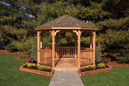 12' Wood Octagon Gazebo Kit