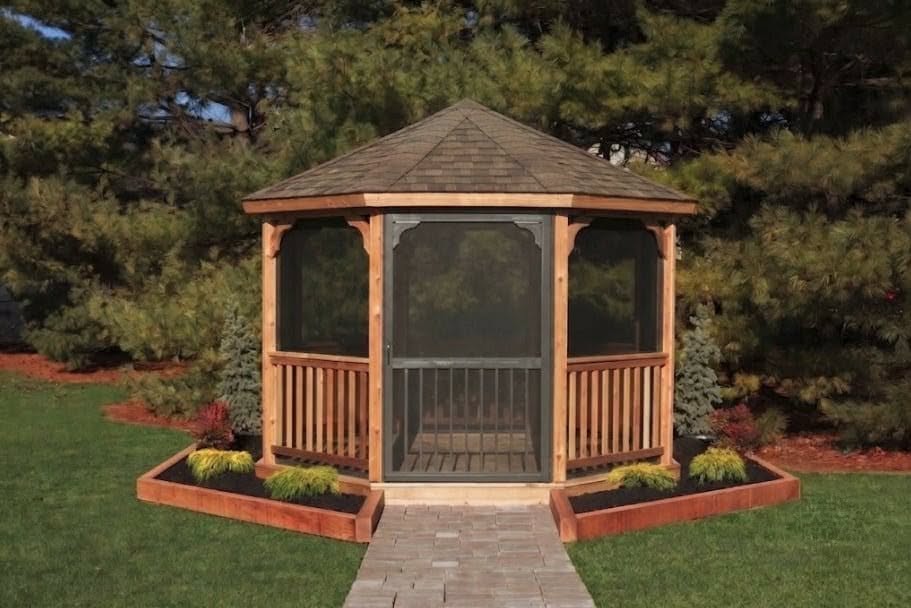 12' Wood Octagon Gazebo Kit
