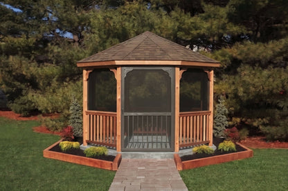 12' Wood Octagon Gazebo Kit