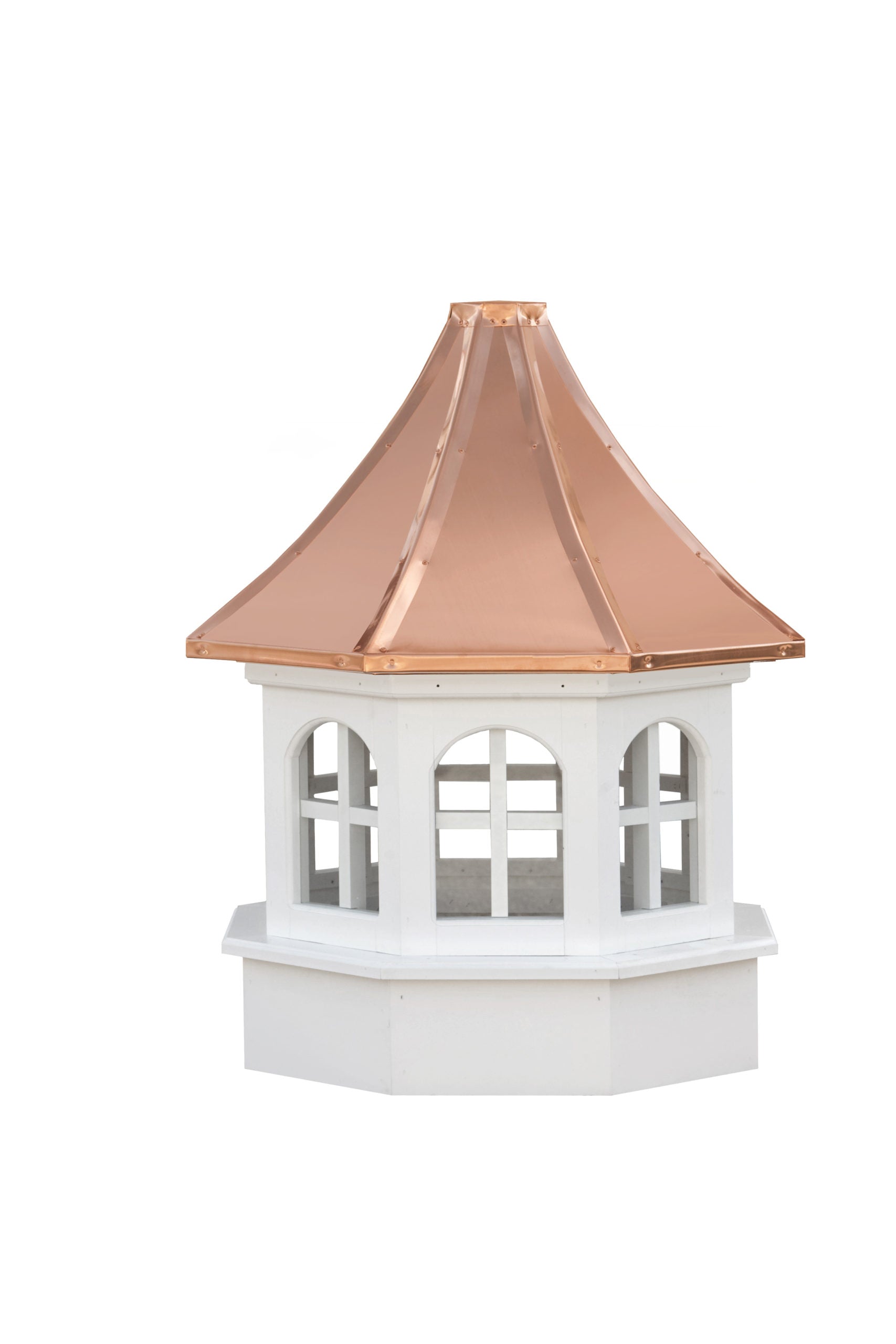 Salisbury Gazebo Vinyl Cupola with Copper Roof