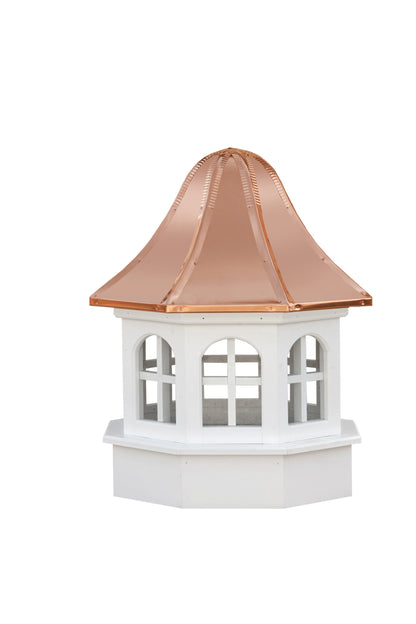 Villa Gazebo Vinyl Cupola with Copper Roof