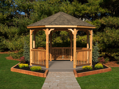 12' Wood Octagon Gazebo Kit