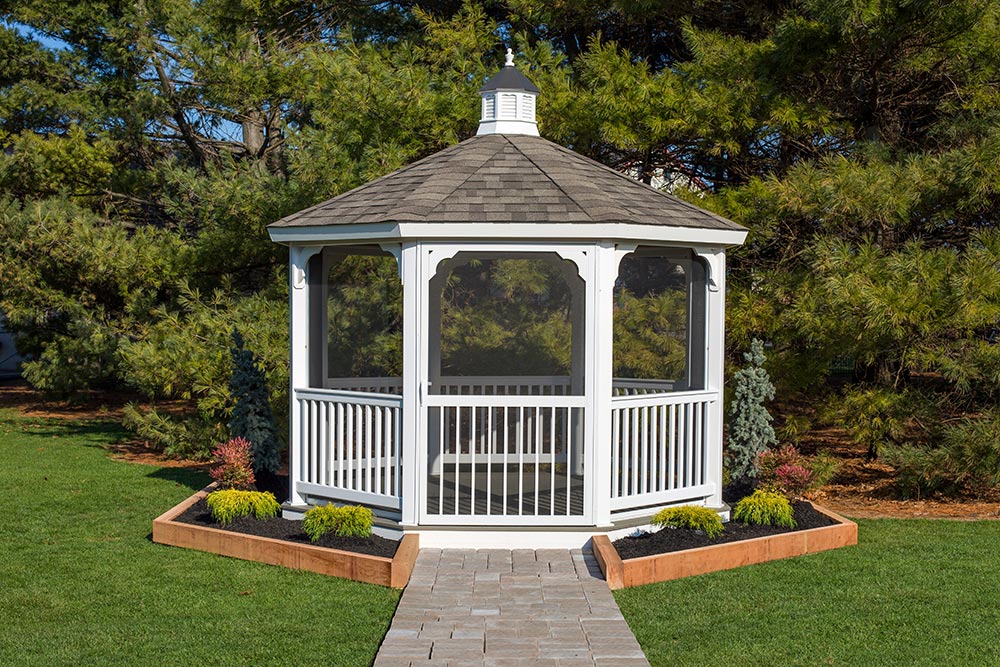 Screen Package for 12 ft. Vinyl Octagon Gazebo