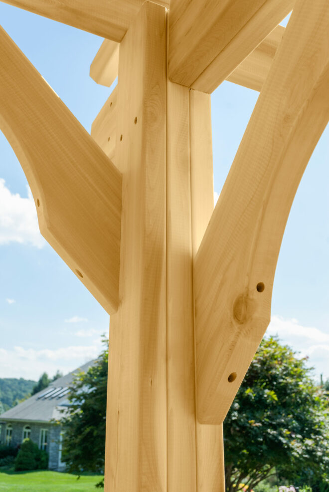 10 by 12 wood pergola corner braces.