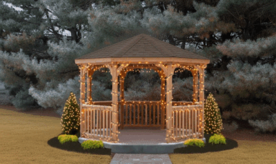 12' Wood Octagon Gazebo Kit