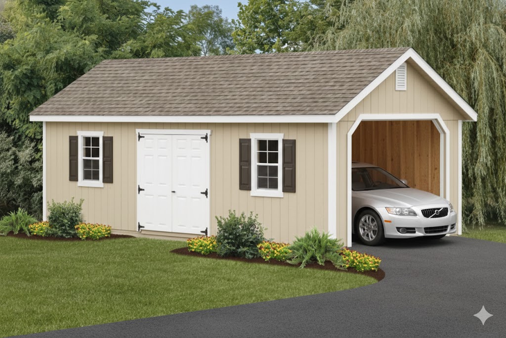 12x26 Fairmont Garage Kit - YardCraft