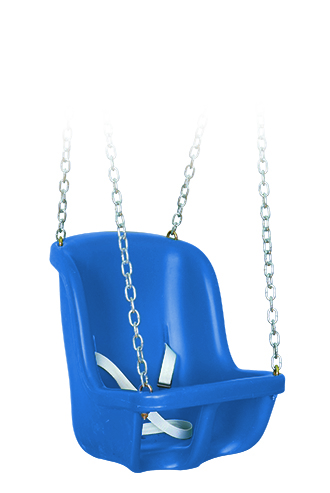 Blue baby swing.