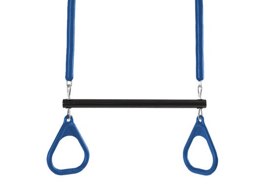 Blue Trapeze swing.
