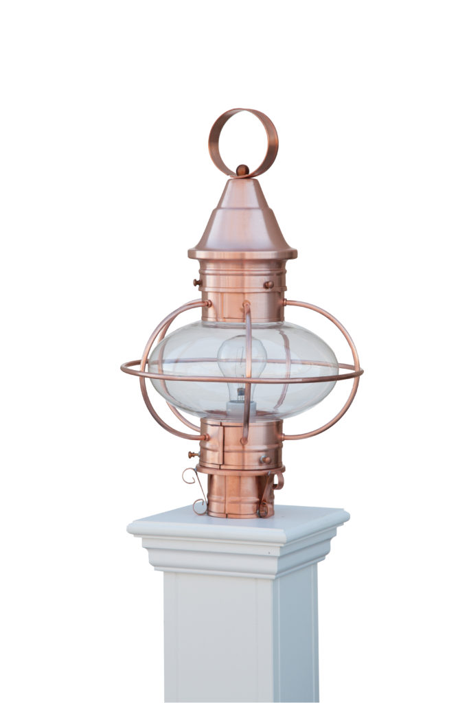 Copper Onion Lantern YardCraft Amishmade Lamp Posts & Lanterns