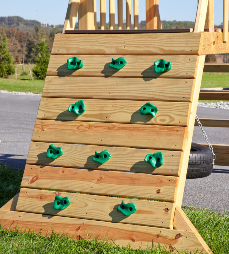 Cliff Climb Compact Wooden Backyard Playset YardCraft