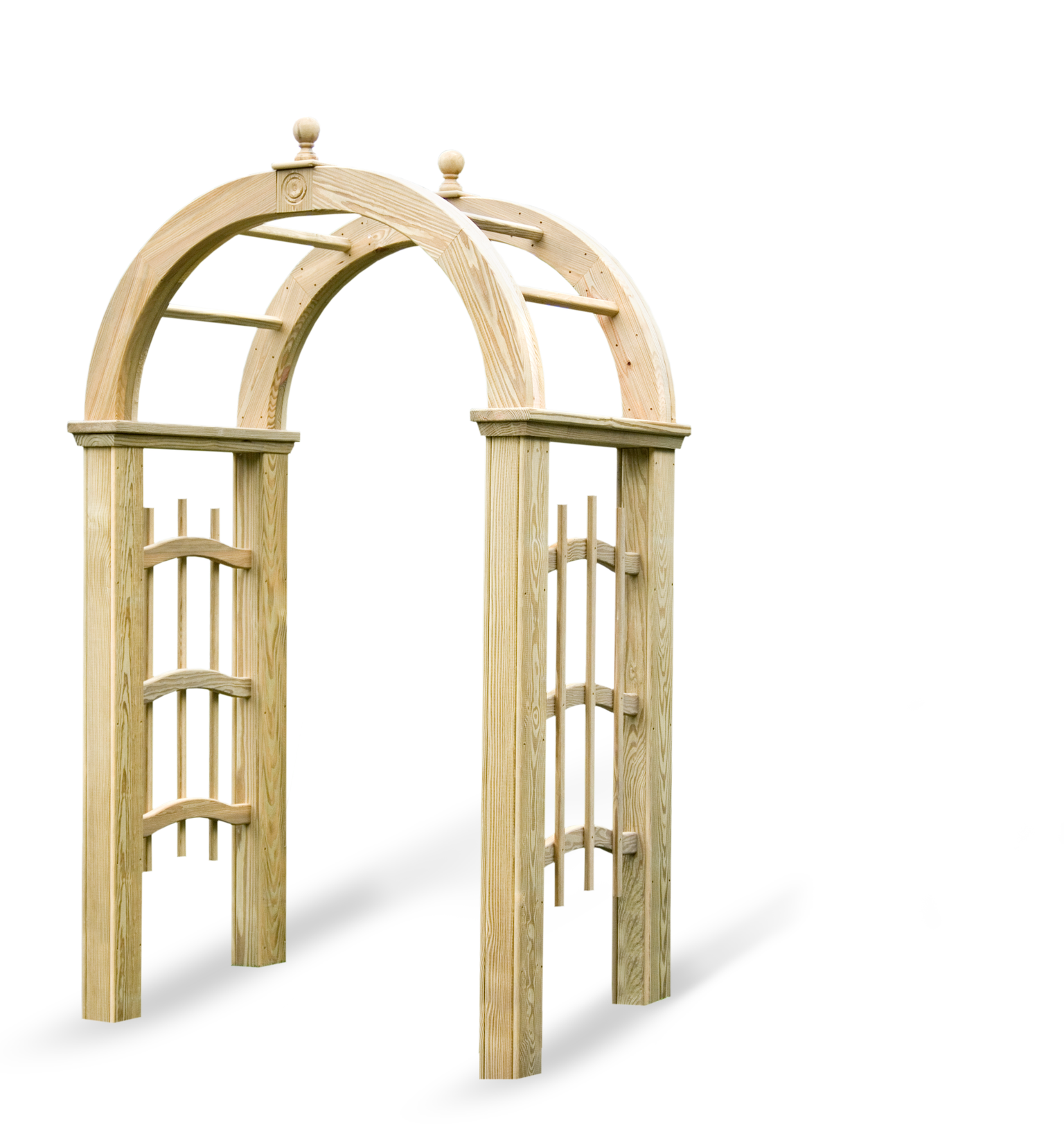 Mt. Vernon Wood Garden Arbor - YardCraft