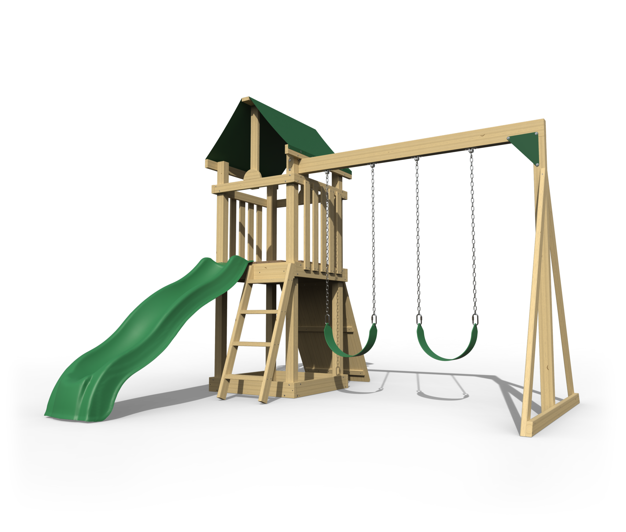 Backyard Hideout Wood Playset YardCraft