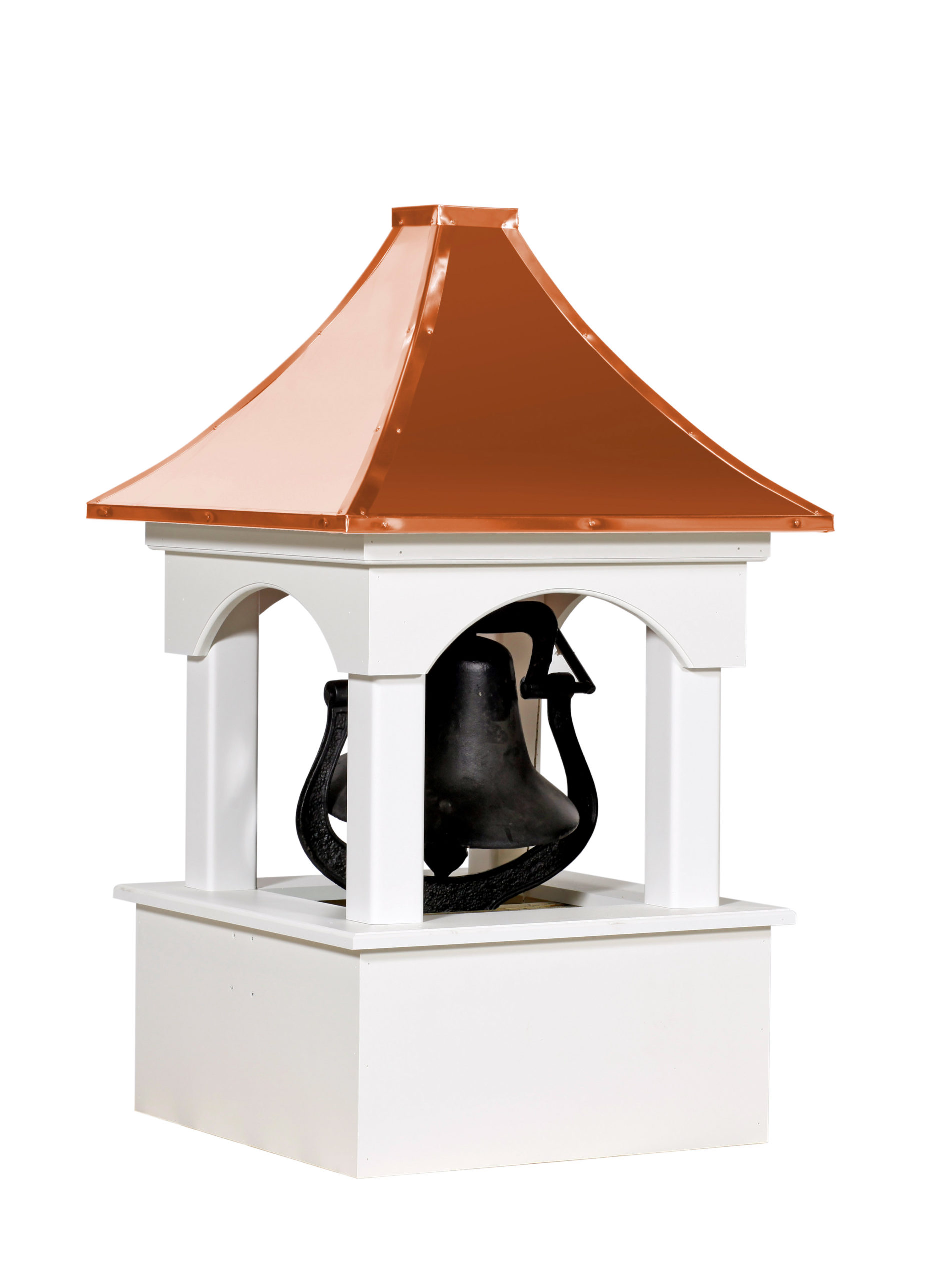 BellTower Vinyl Cupola with Copper Roof YardCraft Amishcrafted