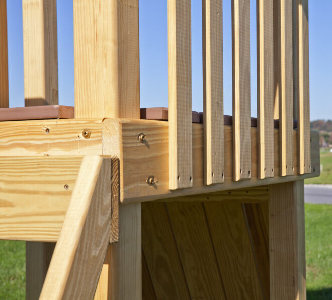 Playset corner detail.