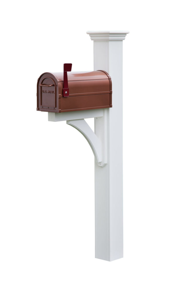 Annapolis mailbox post.