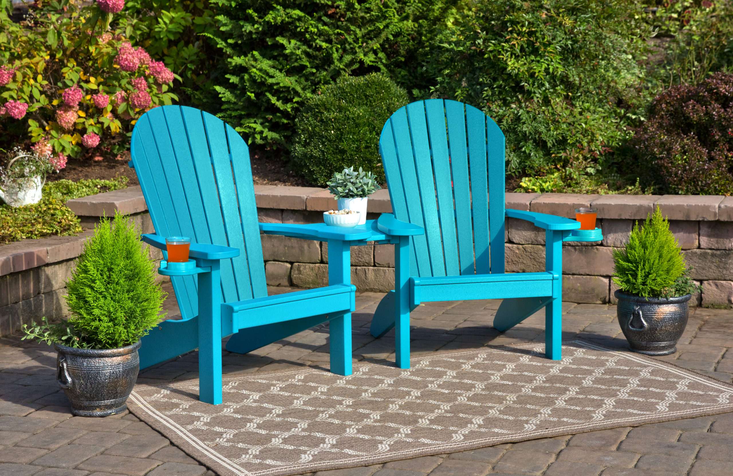 Aruba blue poly Adirondack chairs only.