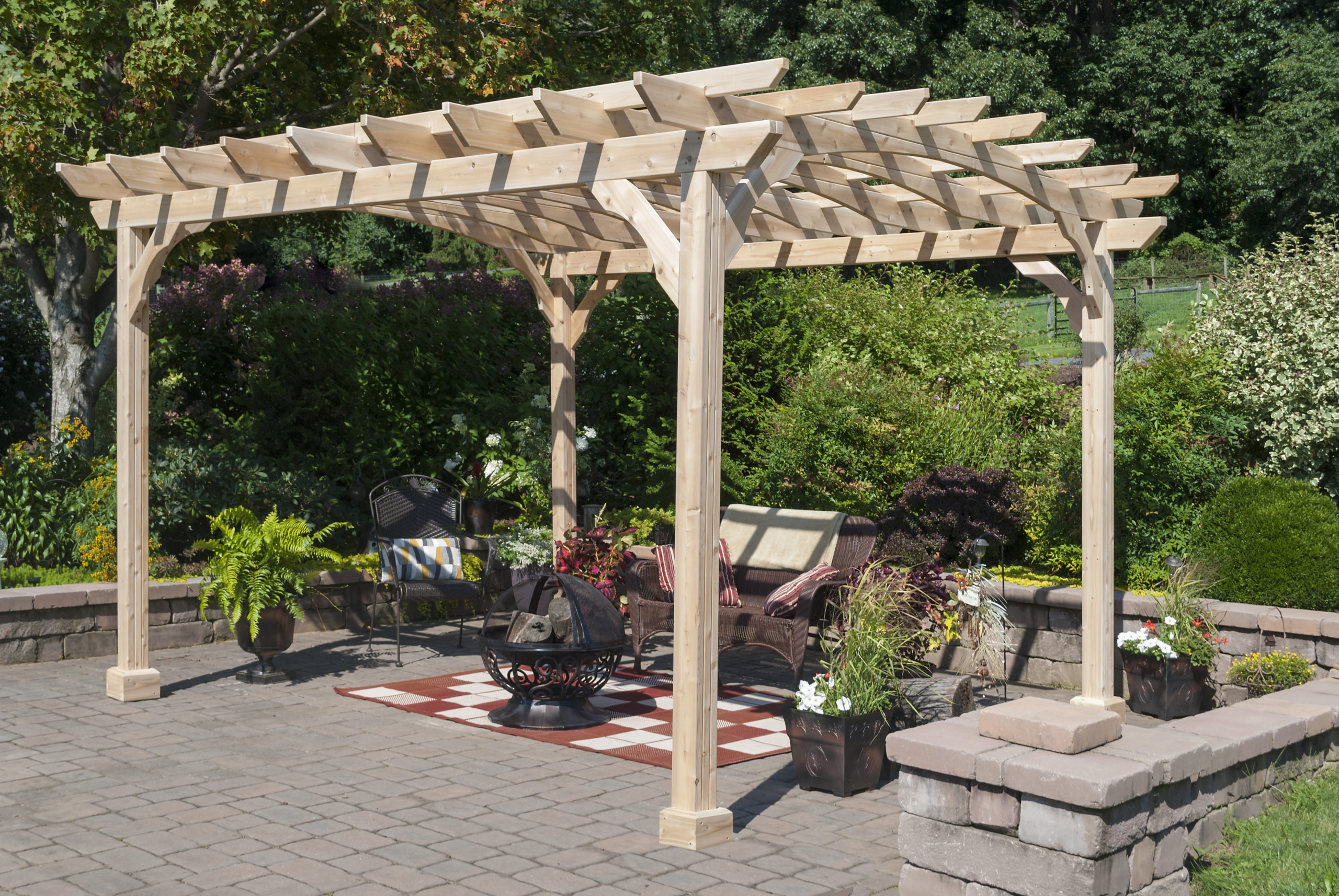 10x12 DIY Pergola Kit - Includes Curbside -