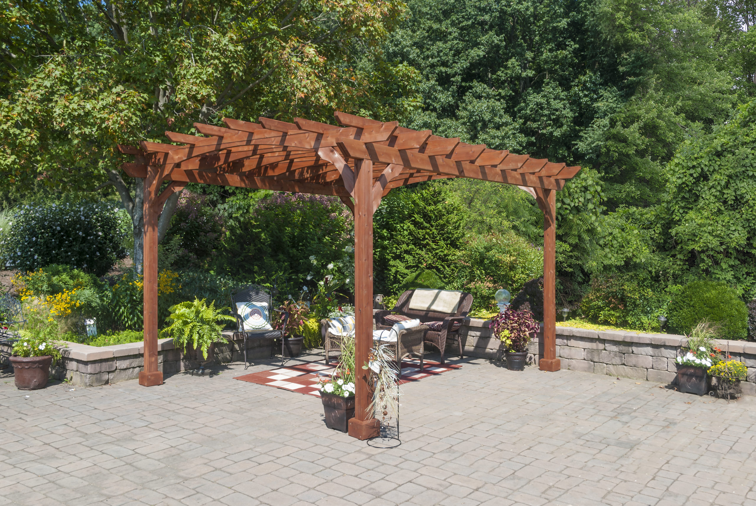 10x12 Wood Pergola Kit for Sale YardCraft DIY Pergola Kit in Canyon