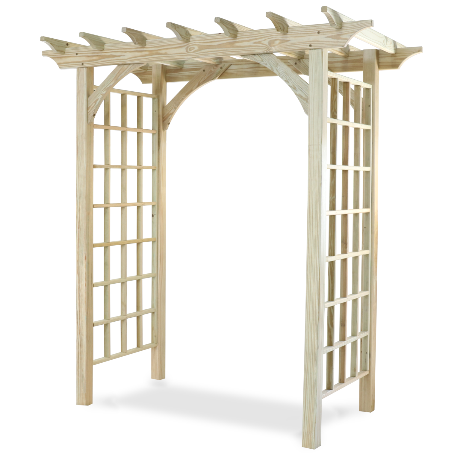 36″ x 60″ Canterbury Wooden Garden Arbor YardCraft