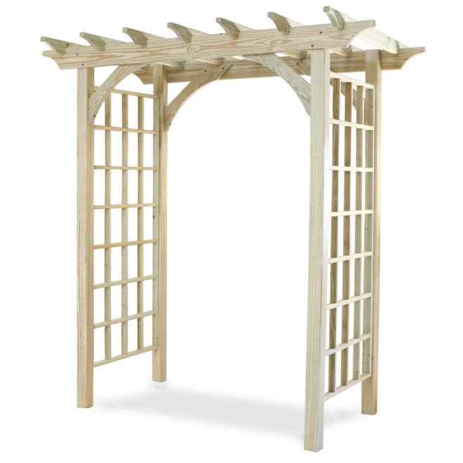 30 inch by 48 inch Canterbury style arbor.